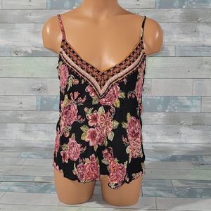 Eyeshadow Floral Tank Top sz Medium